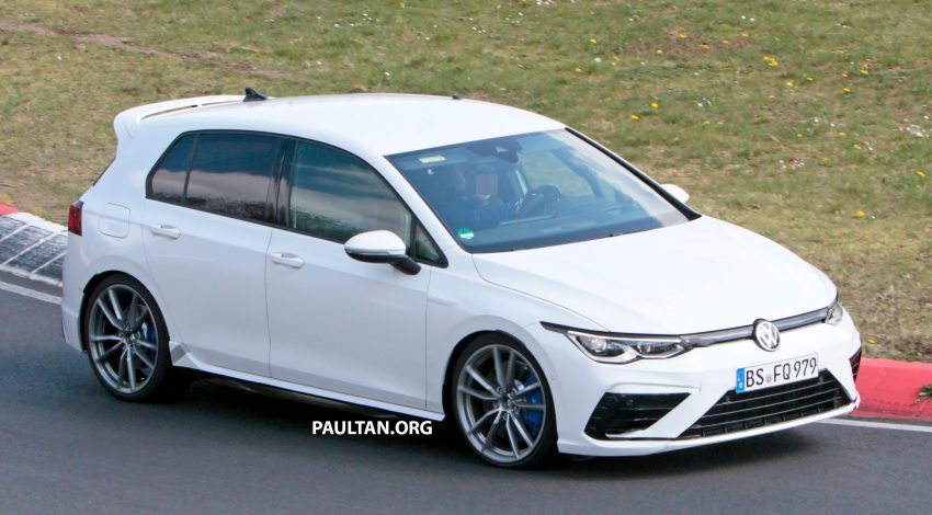 谍照：2021 Volkswagen Mk8 Golf R 无伪装纽北赛道试跑 120056