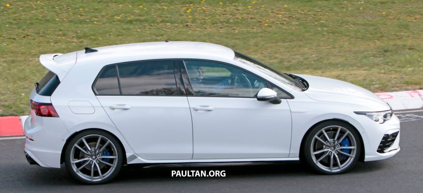谍照：2021 Volkswagen Mk8 Golf R 无伪装纽北赛道试跑 120058