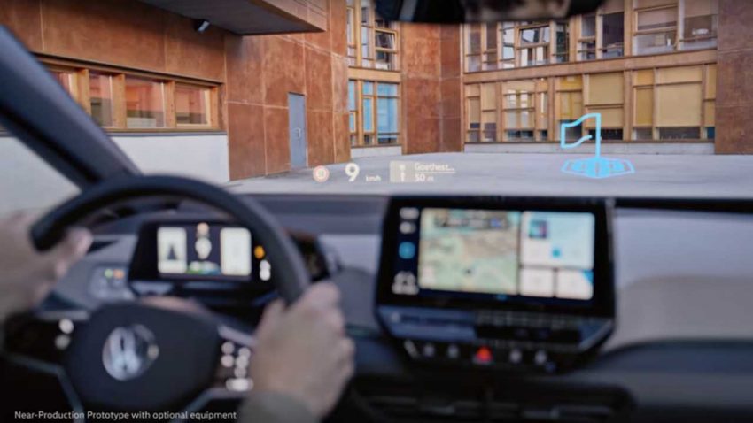 视频：Volkswagen 展示 ID.3 搭载的 AR 抬头显示器功能 119748