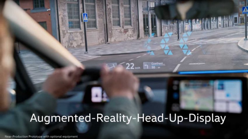 视频：Volkswagen 展示 ID.3 搭载的 AR 抬头显示器功能 119749