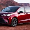 全新 2021 Toyota Sienna 正式发布，有运动版可选！搭载 2.5L Dynamic Force 引擎混动系统，内建吸尘机和冰箱