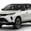 2020 Toyota Fortuner 小改款！新增 Legender 运动型版