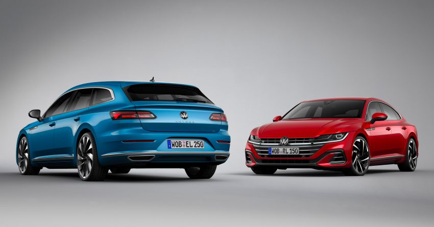 2020 Volkswagen Arteon 小改款官图发布，新增 PHEV 插电式混动版、Shooting Brake 猎装版，以及“R”高性能版 125730