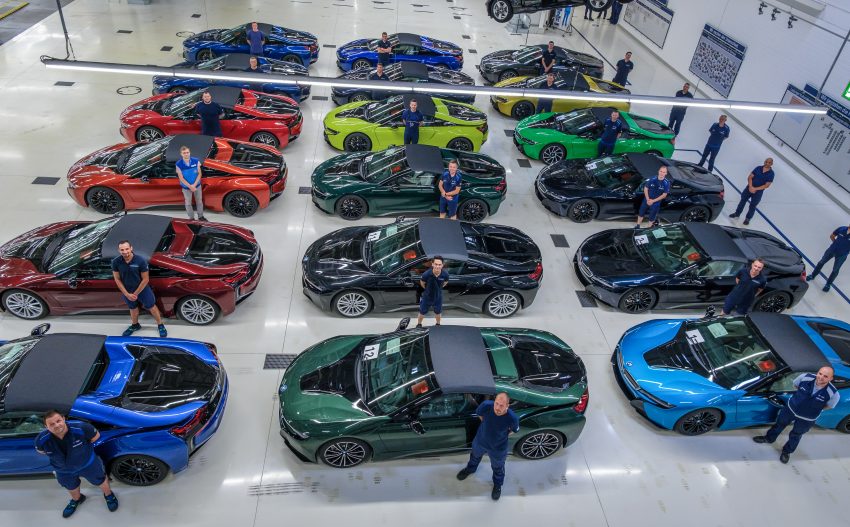 最后的告别！BMW i8 以18台特殊纯手工涂装版本谢幕 126271