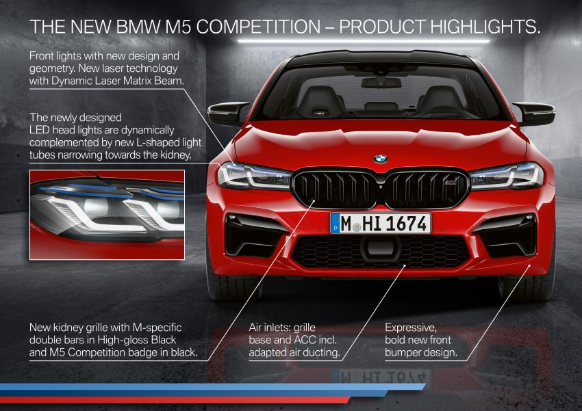 小改款 BMW M5 F90 欧洲面世, E63 最强对手也来筹热闹 125400