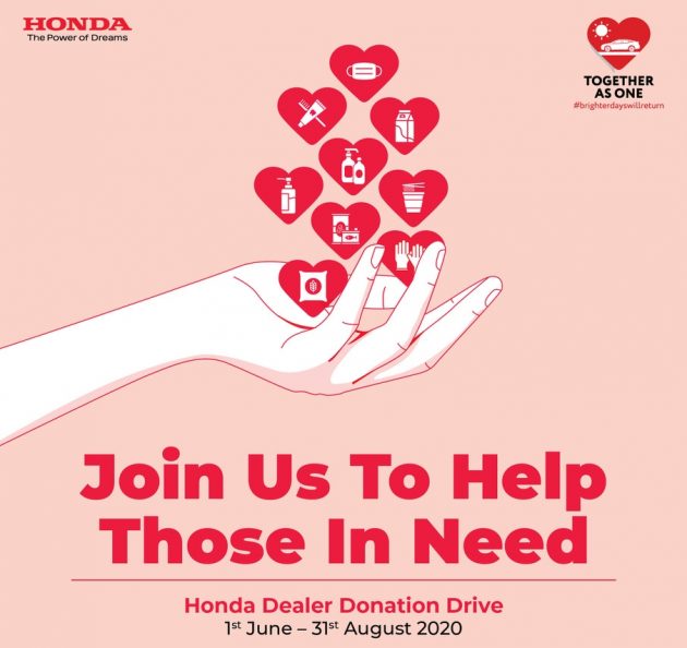 Honda Malaysia 发起两项社区救济活动助受疫情影响人士