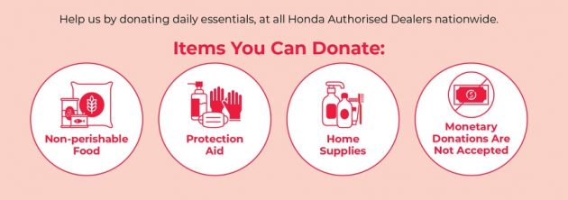 Honda Malaysia 发起两项社区救济活动助受疫情影响人士