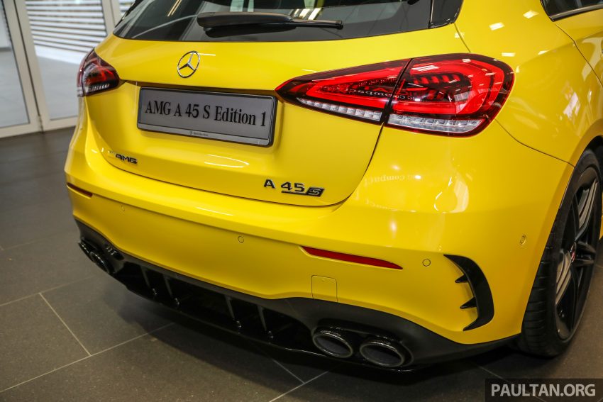 图集：Mercedes-AMG A 45 S 4Matic+ Edition 1 实拍，421 PS／500 Nm，百里加速只需3.9秒！售价RM460k 123254
