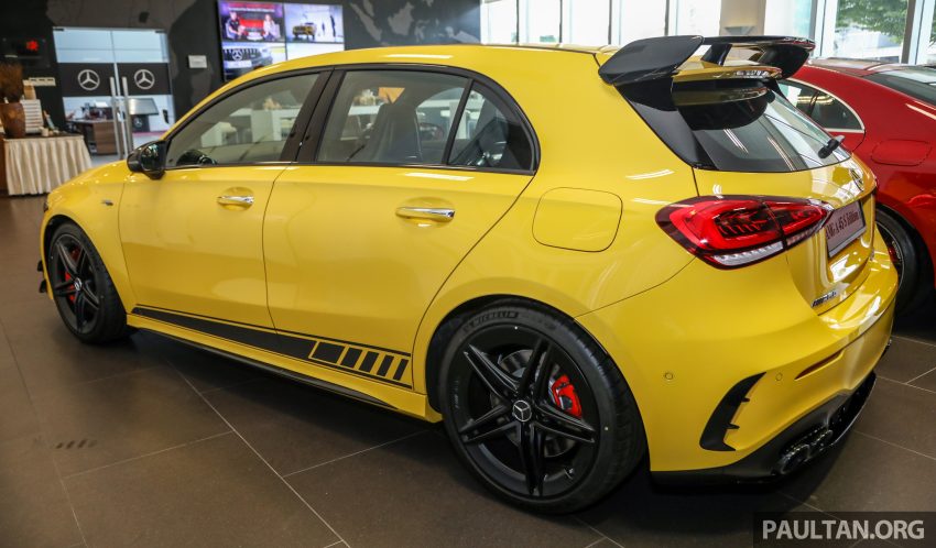 图集：Mercedes-AMG A 45 S 4Matic+ Edition 1 实拍，421 PS／500 Nm，百里加速只需3.9秒！售价RM460k 123235