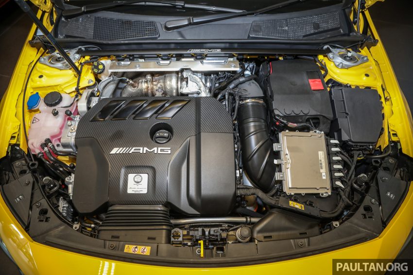 图集：Mercedes-AMG A 45 S 4Matic+ Edition 1 实拍，421 PS／500 Nm，百里加速只需3.9秒！售价RM460k 123263