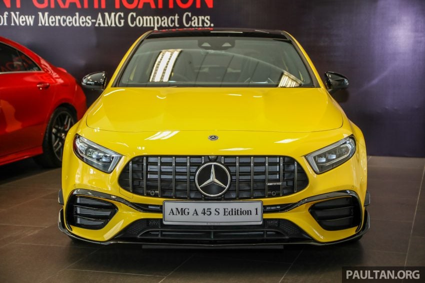 图集：Mercedes-AMG A 45 S 4Matic+ Edition 1 实拍，421 PS／500 Nm，百里加速只需3.9秒！售价RM460k 123237