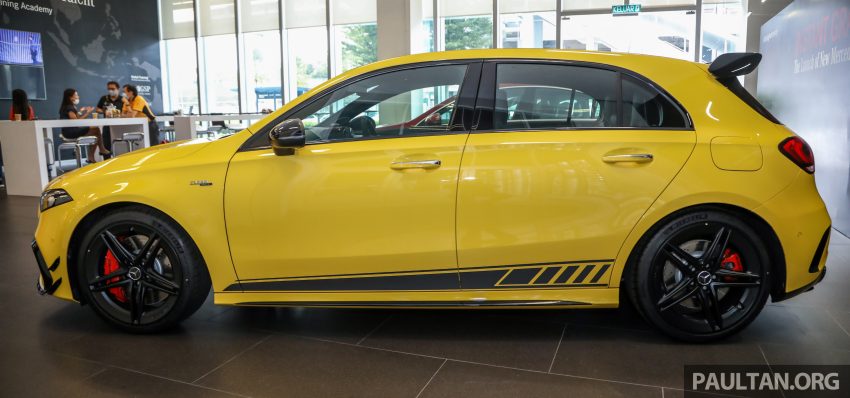 图集：Mercedes-AMG A 45 S 4Matic+ Edition 1 实拍，421 PS／500 Nm，百里加速只需3.9秒！售价RM460k 123238