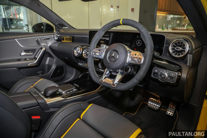 图集：Mercedes-AMG A 45 S 4Matic+ Edition 1 实拍，421 PS／500 Nm，百里加速只需3.9秒！售价RM460k 123266