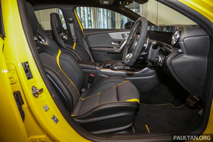图集：Mercedes-AMG A 45 S 4Matic+ Edition 1 实拍，421 PS／500 Nm，百里加速只需3.9秒！售价RM460k 123299