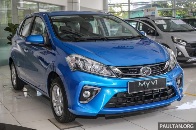 新车图集: Perodua Myvi 1.3X ASA 电蓝配色, 售价4.7万