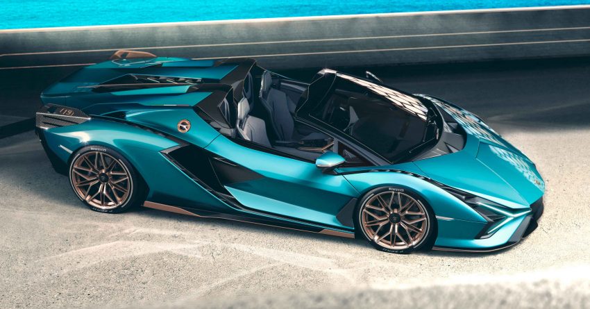 敞篷版 Lamborghini Sián Roadster 发布，全球限量19台 127547