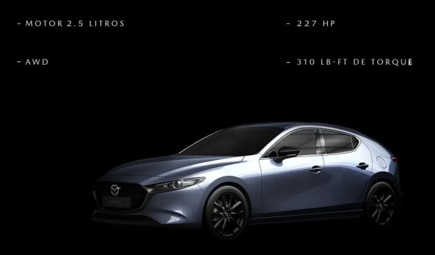 墨西哥原厂发布 Mazda 3 Turbo 预告, 动力规格配备获确认