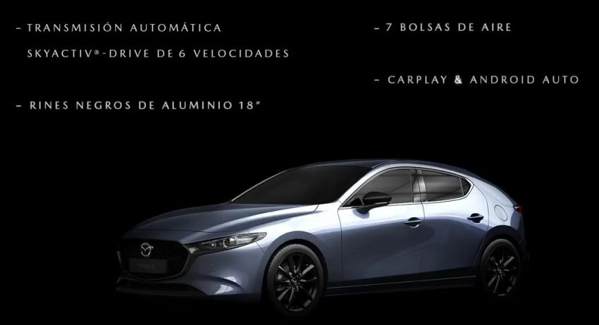 墨西哥原厂发布 Mazda 3 Turbo 预告, 动力规格配备获确认 127177