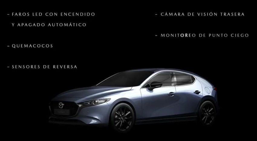 墨西哥原厂发布 Mazda 3 Turbo 预告, 动力规格配备获确认 127178