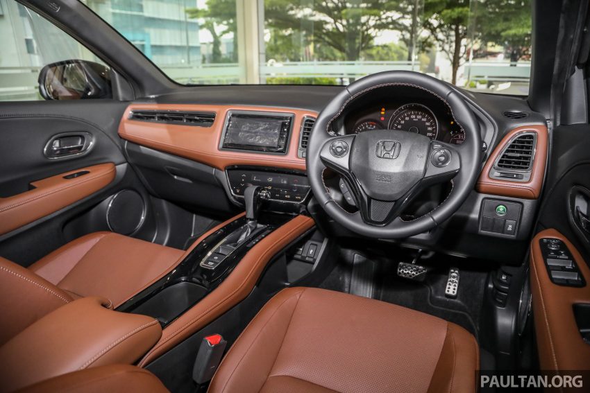 新车图集: Honda HR-V RS 褐色内装版本地新车实拍 127580
