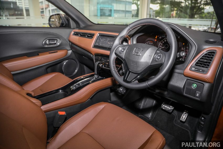 新车图集: Honda HR-V RS 褐色内装版本地新车实拍 127581