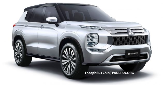 Theophilus Chin出手: 全新 Mitsubishi Outlander 假想图