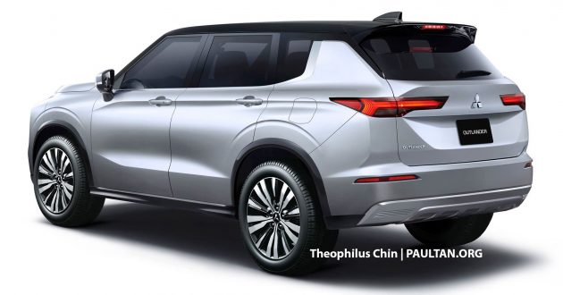 Theophilus Chin出手: 全新 Mitsubishi Outlander 假想图