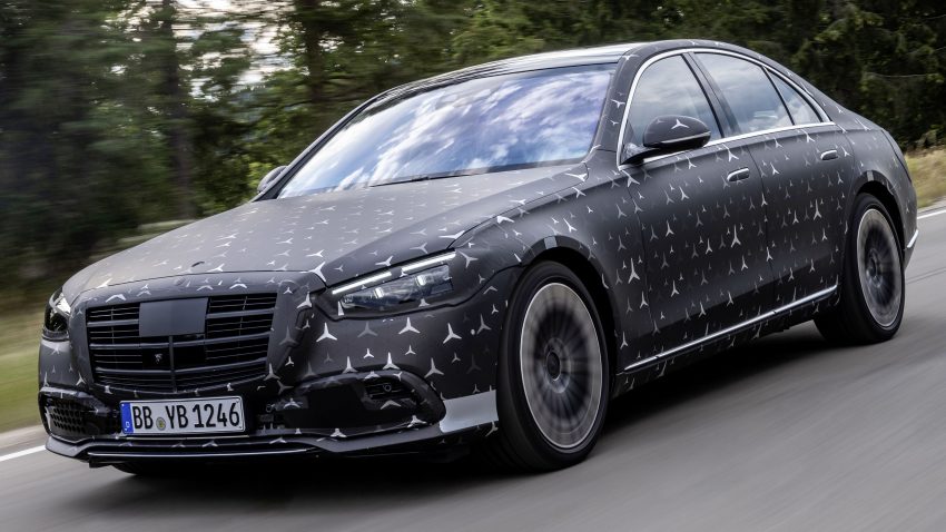 新一代 Mercedes-Benz S-Class 安全配备细节公布！首搭后座正面安全气囊、后轮主动转向系统、全新自动停车系统 129611