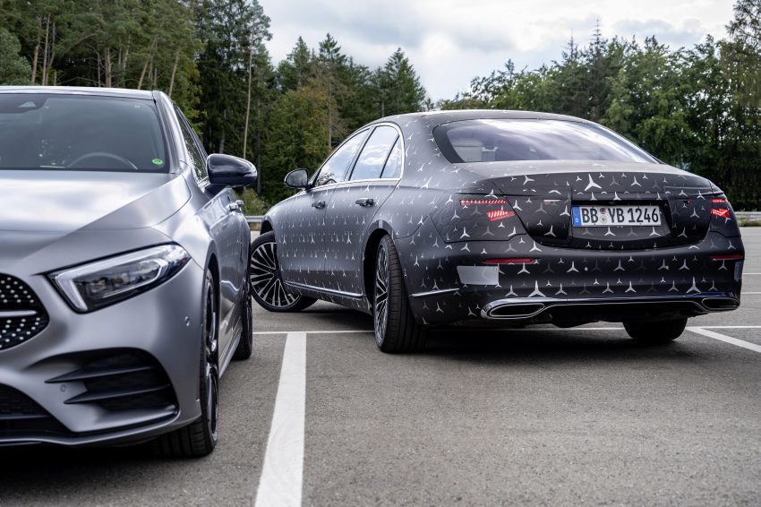 新一代 Mercedes-Benz S-Class 安全配备细节公布！首搭后座正面安全气囊、后轮主动转向系统、全新自动停车系统 129605