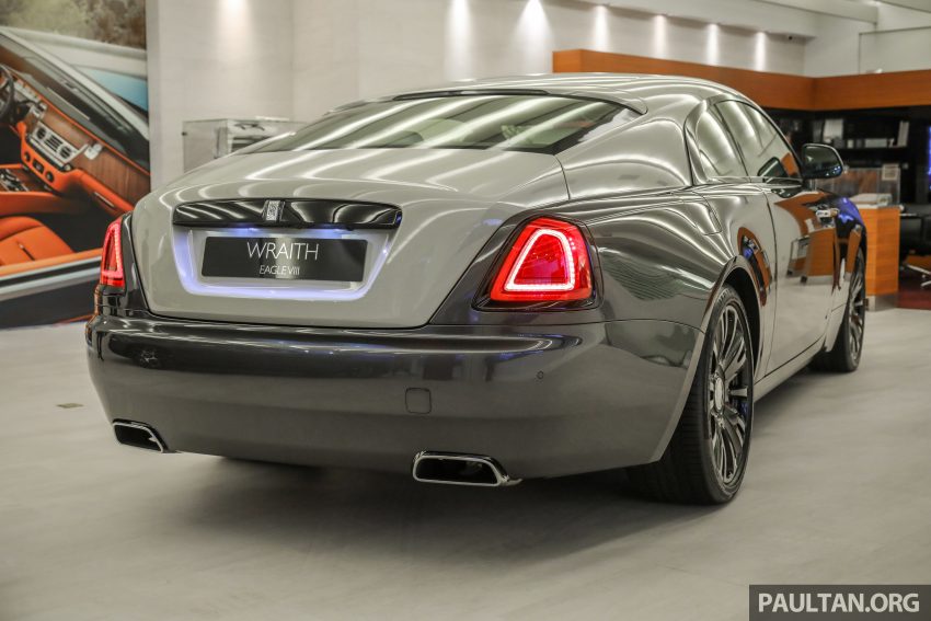 Rolls Royce Wraith Eagle VIII, 纪念百年前人类首次不间断飞越大西洋特仕版, 全球限量50辆, 大马仅有一辆配额 130703