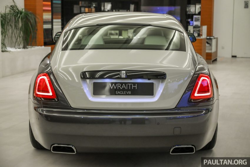 Rolls Royce Wraith Eagle VIII, 纪念百年前人类首次不间断飞越大西洋特仕版, 全球限量50辆, 大马仅有一辆配额 130706
