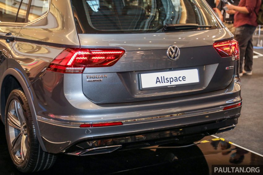 Volkswagen Tiguan Allspace 本地上市，提供 Highline 1.4 TSI、R-Line 2.0 TSI 两种版本，免SST后售RM165k起 131029