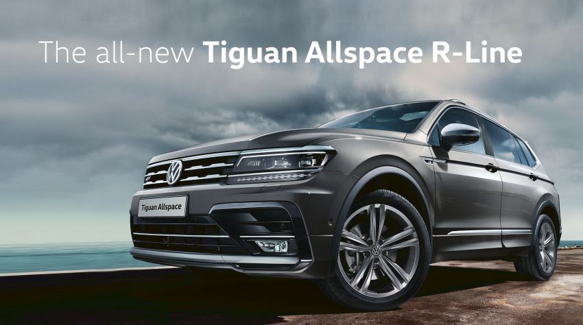 Volkswagen Tiguan Allspace 本地上市，提供 Highline 1.4 TSI、R-Line 2.0 TSI 两种版本，免SST后售RM165k起 130808