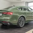 2020 Audi A5 Sportback 小改款本地亮相，两个等级可选