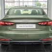 2020 Audi A5 Sportback 小改款本地上市，售RM351k起