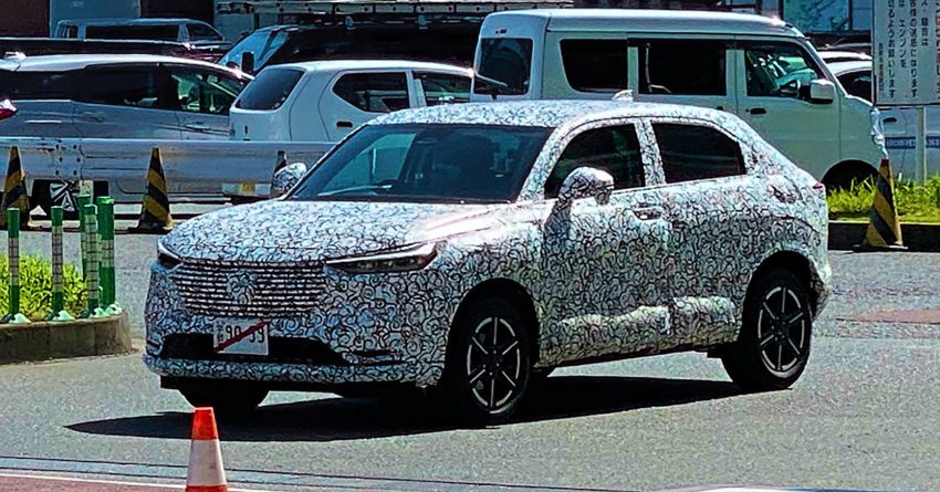 谍照：新一代 2021 Honda HR-V 披迷彩伪装路测被捕获 134958