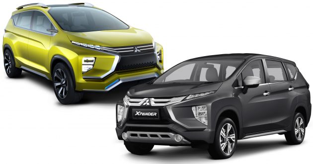 Mitsubishi Xpander — XM Concept 概念车高度还原量产