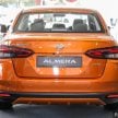 2020 Nissan Almera 全车系价格公布, 将开始交车给顾客
