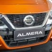2020 Nissan Almera 全车系价格公布, 将开始交车给顾客