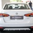 2020 Nissan Almera 全车系价格公布, 将开始交车给顾客