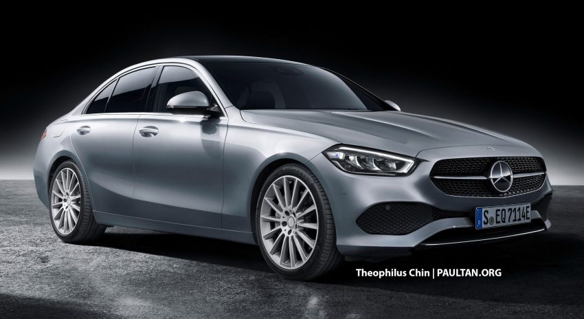 全新 W206 Mercedes-Benz C-Class 假想图, 全新家族脸 135182