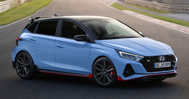 2021 Hyundai i20 N 官图释出，搭载1.6L T-GDi引擎，可输出最大204 PS马力，275 Nm扭矩；具备弹射起步功能