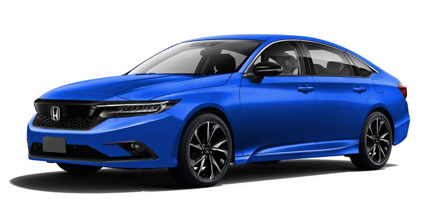 设计师自绘渲染图，新一代 2022 Honda Civic 长成这样？ 137152