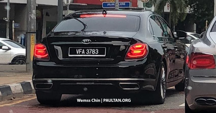 谍照：来自韩国的旗舰房车！Kia K900 现身首都被“捕获” 138230