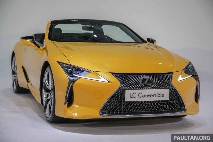 敞篷版 Lexus LC 500 Convertible 本地上市, 要价135万 140792