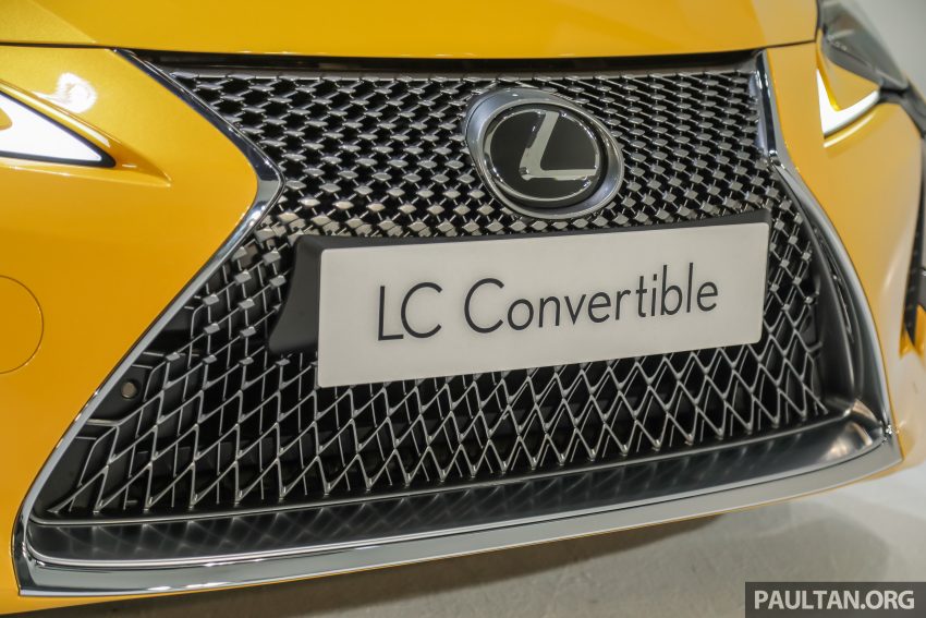 敞篷版 Lexus LC 500 Convertible 本地上市, 要价135万 140806