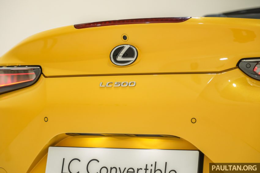 敞篷版 Lexus LC 500 Convertible 本地上市, 要价135万 140819