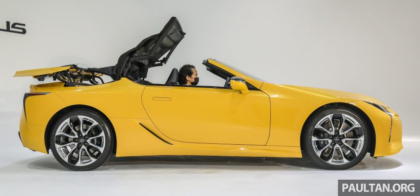 敞篷版 Lexus LC 500 Convertible 本地上市, 要价135万 140828