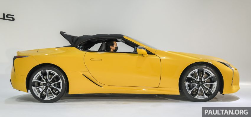 敞篷版 Lexus LC 500 Convertible 本地上市, 要价135万 140833