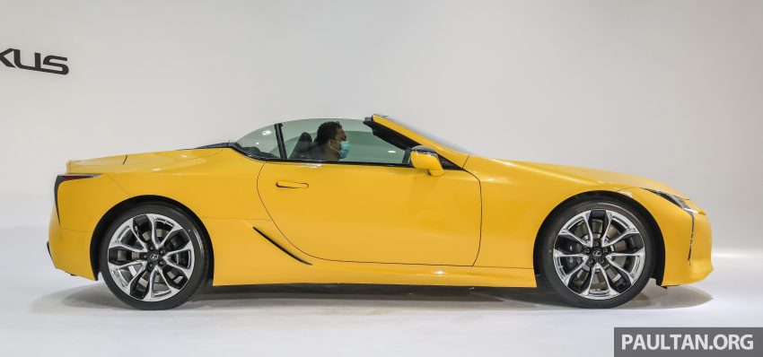 敞篷版 Lexus LC 500 Convertible 本地上市, 要价135万 140853
